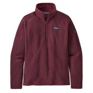Patagonia Women's Better Sweater 1/4 Zip Fleece, Sequoia Red, Size Small